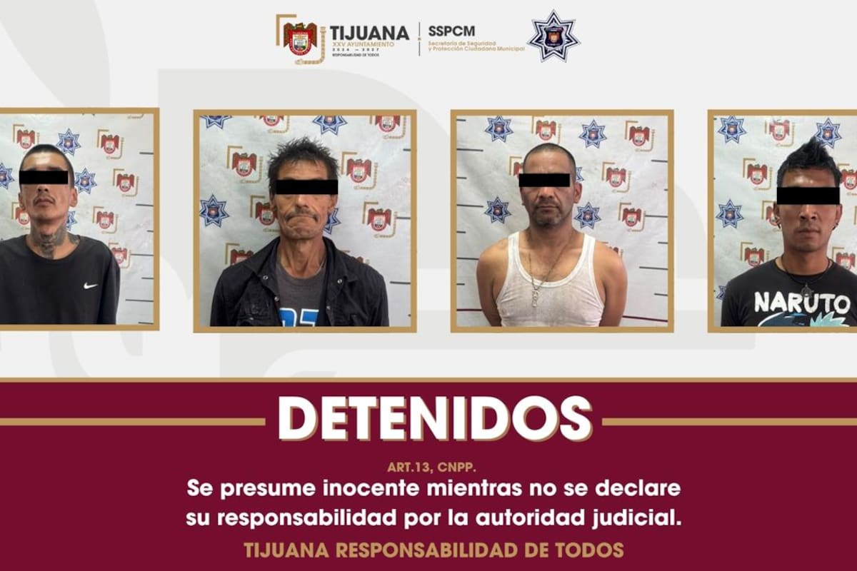 Rescatan a víctima de secuestro y detienen a cuatro presuntos responsables en Tijuana