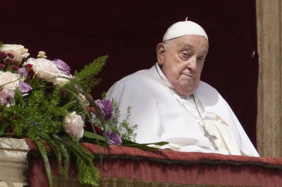 El Papa Francisco en su último Domingo de Resurrección, el 20 de abril del 2025. | Crédito: AP