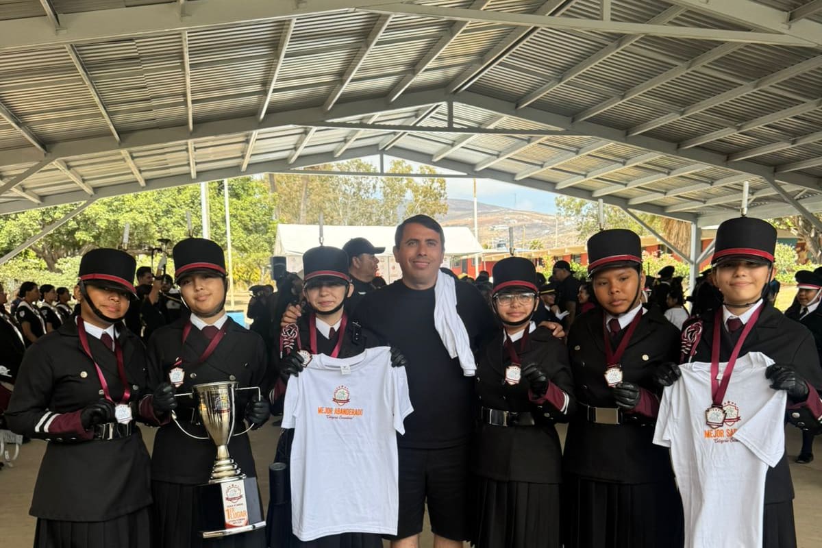 ¡Lo vuelven a hacer! Escolta mexicalense de la Secundaria 14 conquista tricampeonato en la “Copa del Puerto”