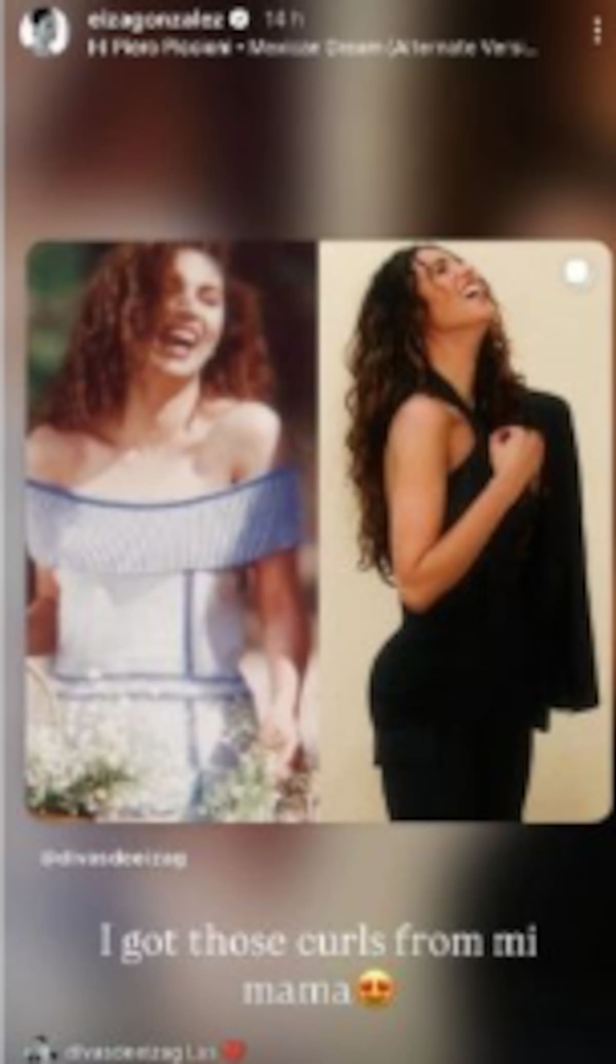 Eiza González comparte el gran parecido con su madre Glenda Reyna