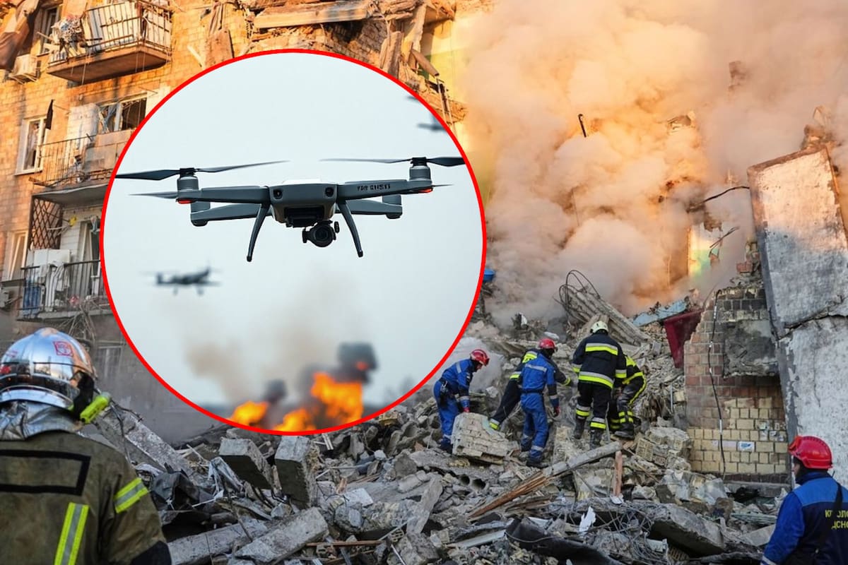 Sufre Ucrania ataque con casi 600 drones rusos y 31 misiles; es uno de los peores con al menos 21 muertos