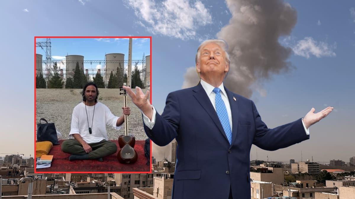 Músico iraní se instala junto a la mayor planta eléctrica del país tras amenazas de Trump contra infraestructura energética, en una protesta simbólica por el impacto civil de un posible ataque