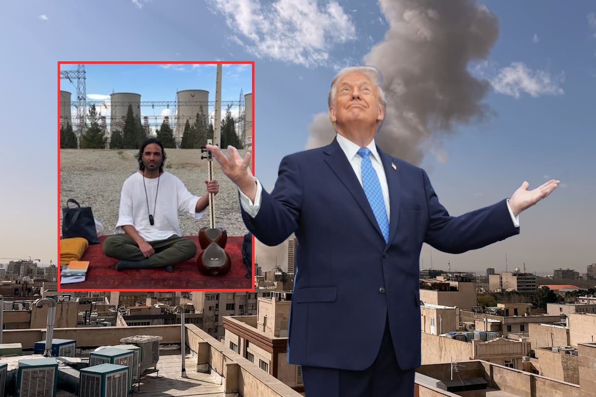 Músico iraní se instala junto a la mayor planta eléctrica del país tras amenazas de Trump contra infraestructura energética, en una protesta simbólica por el impacto civil de un posible ataque