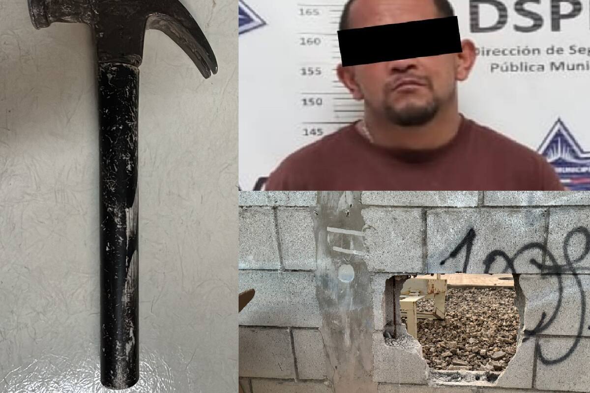 Arrestan a hombre por dañar barda de antena de Telcel en Montecarlo