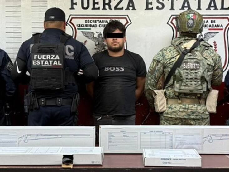 Cae sujeto con arsenal y cigarrillos con THC tras persecución policial