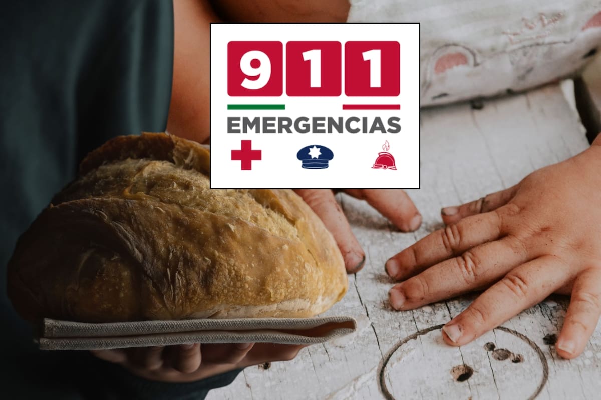 Bebé de un año se atraganta con un pan en CDMX y policías llegan a tiempo para atender la emergencia