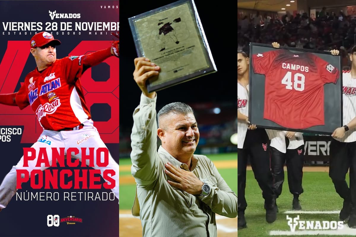 Venados de Mazatlán retira el número del guaymense “Pancho Ponches”