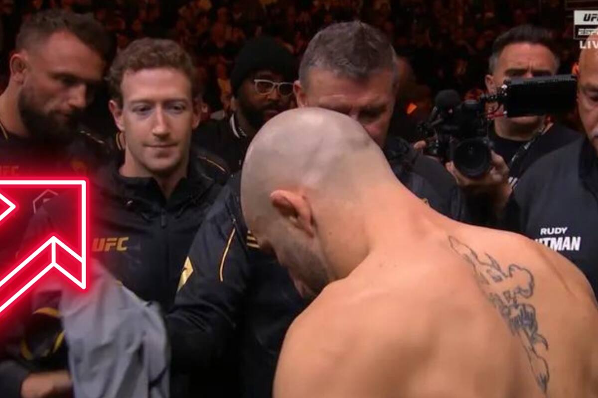 VIDEO: Mark Zuckerberg fue ignorado por el equipo de Volkanovski en UFC 298 y se hace viral