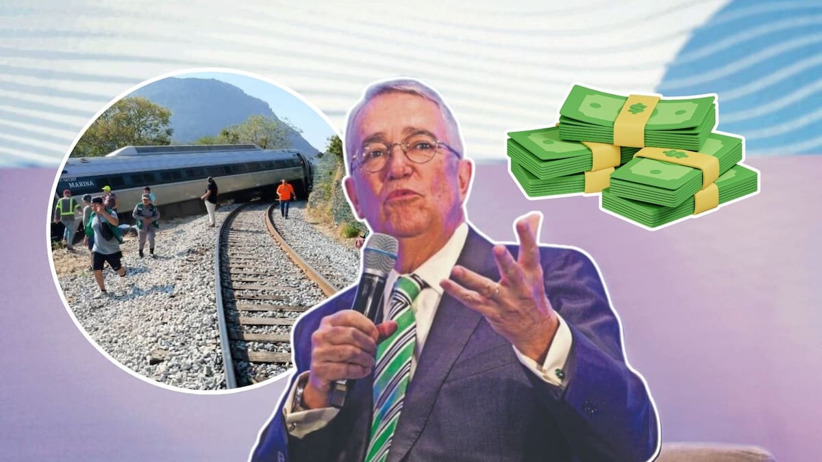 Tras descarrilamiento del Tren Interoceánico, Seguros Azteca de Ricardo Salinas Pliego será responsable de cubrir los gastos por pérdidas materiales