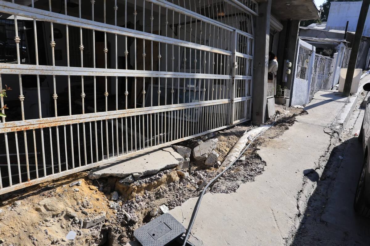 La zona ubicada en la colonia Sánchez Taboada recientemente fue declarada en emergencia. Foto: Sergio Ortiz
