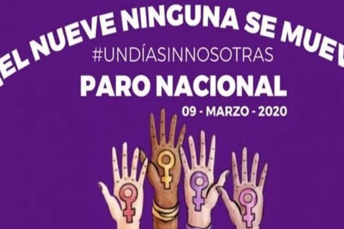Convocan a #UnDíaSinNosotras: Paro Nacional el 9 de marzo por feminicidios