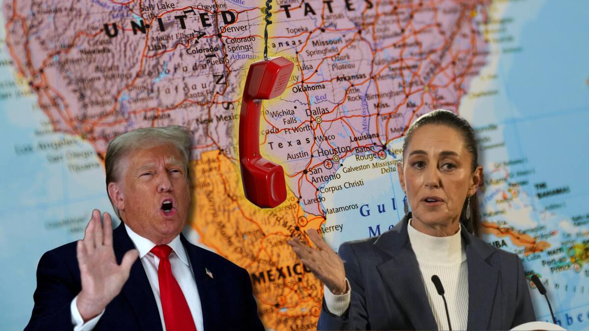 Conversación entre Claudia Sheinbaum y Donald Trump genera versiones encontradas. Foto: Especial