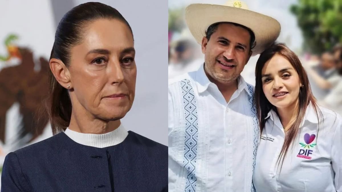 Grecia Quiroz, alcaldesa de Uruapan, tendrá 21 escoltas militares de la Sedena. Foto: X de Informa Cosmos @InformaCosmos y AP