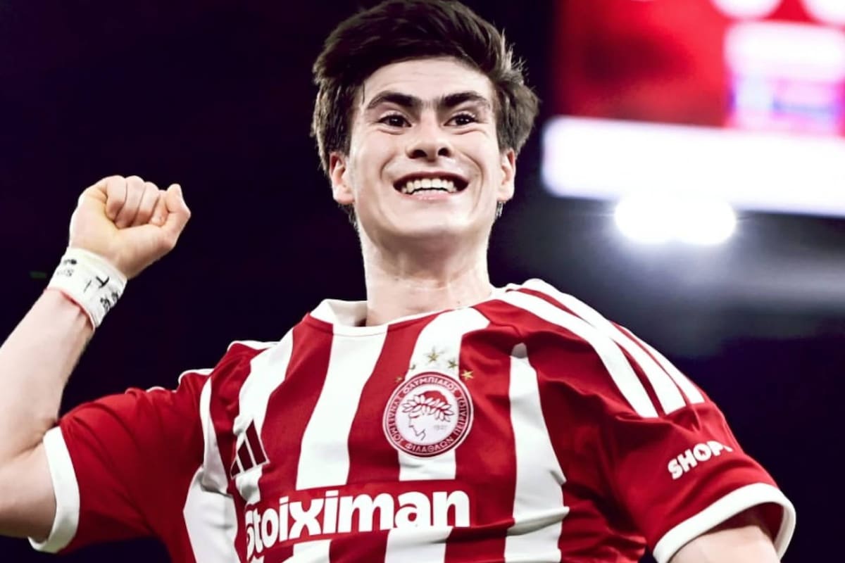 “Hormiga” González anotó doblete y hace asistencia en Copa de Grecia con Olympiacos