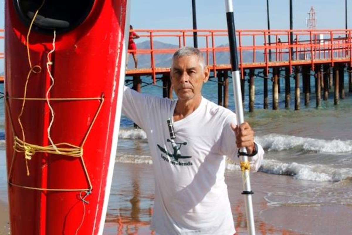 A sus 70 años, Luis Fernando Ruiz dio la vuelta a la Isla del Tiburón