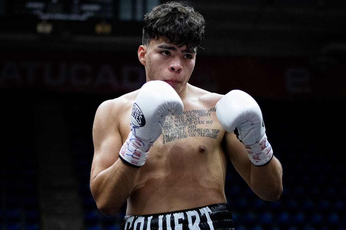 Boxeador de Mexicali José Colvert debuta con empate