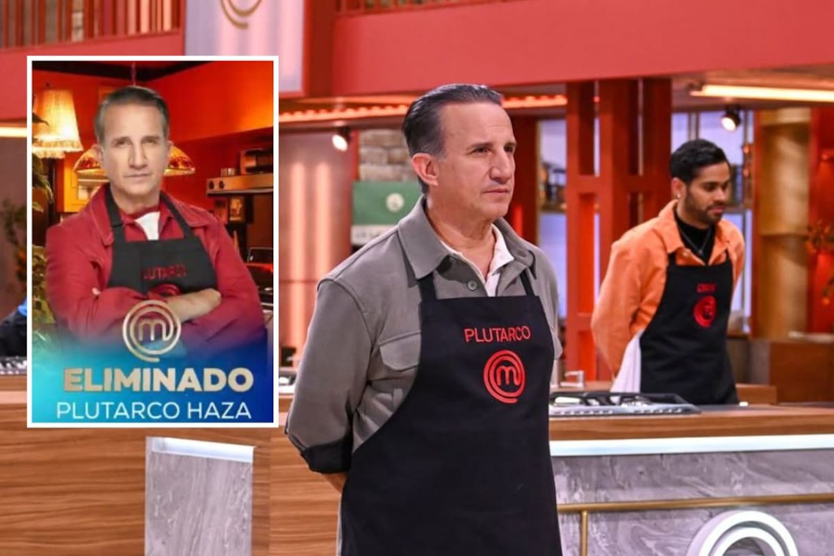 Plutarco Haza, eliminado de “MasterChef Celebrity Generaciones”, rompe el silencio sobre Zahie Téllez