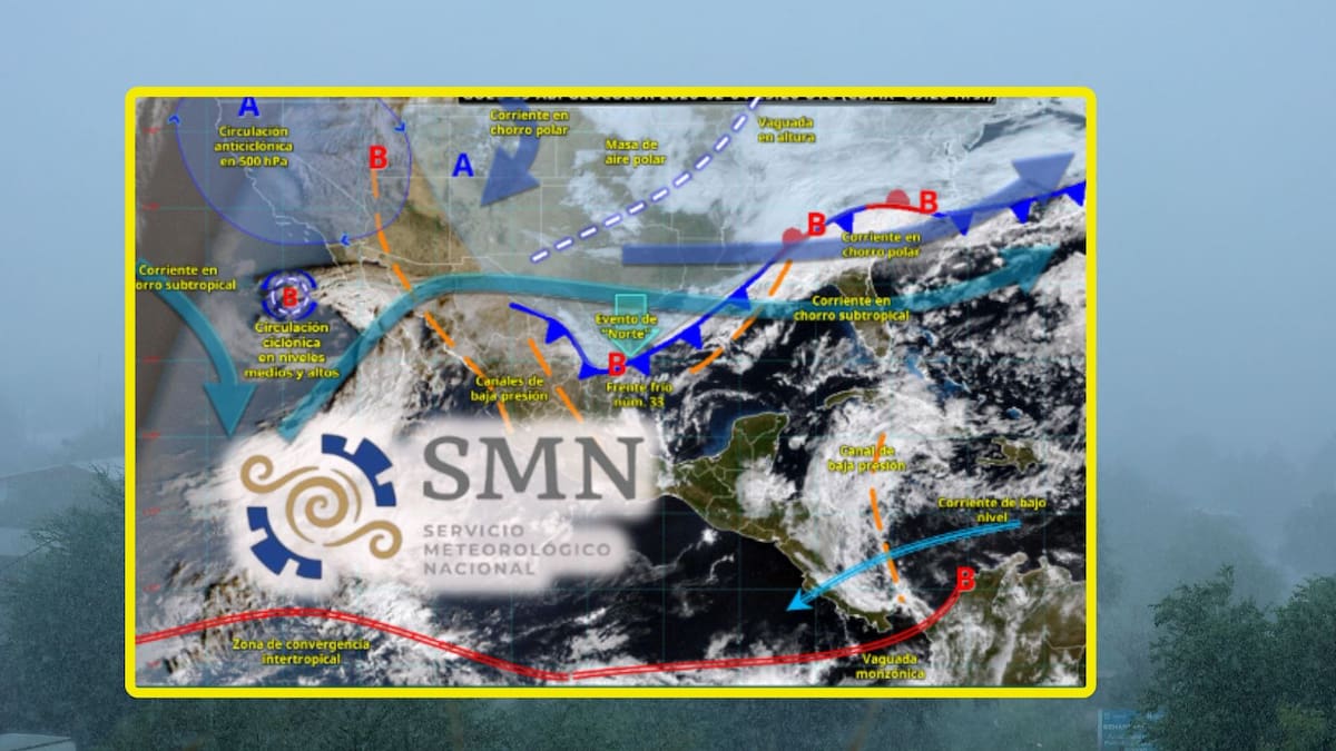 Frente frío 33 y su masa de aire polar “congelarán” estas ciudades mañana viernes y sábado con chubascos, evento de “Norte” de hasta 100 km/h, heladas y temperaturas mínimas de -5°C