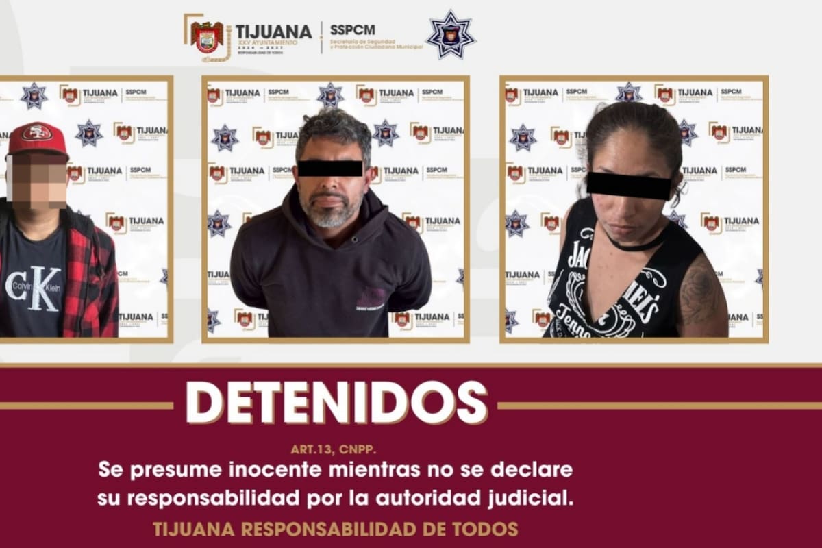 Aseguran a tres personas con narcóticos; se presume su probable participación en intento de homicidio