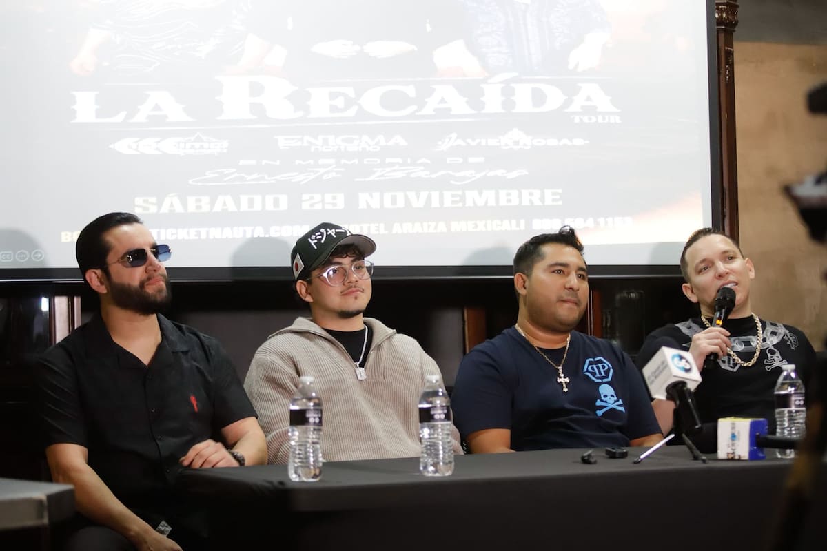 Honran a Ernesto Barajas: Enigma Noreño, Máximo Grado y Javier Rosas en Mexicali