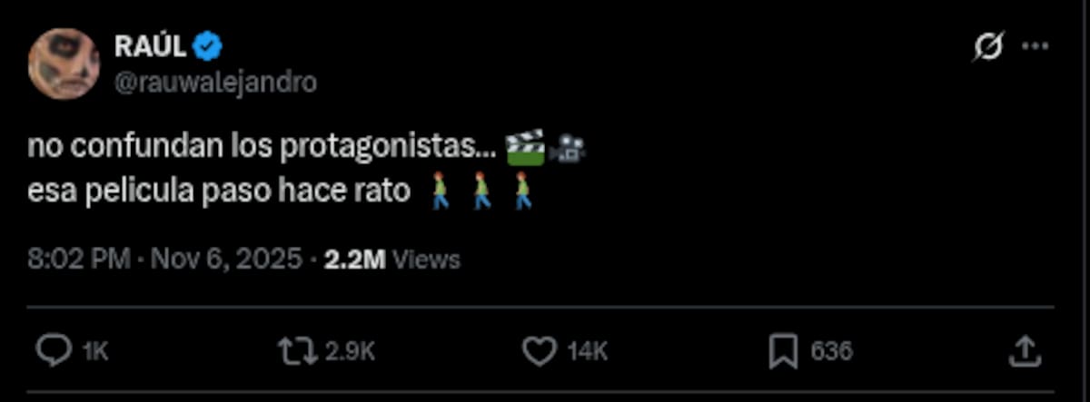 Rauw Alejandro responde a "La Perla" de Rosalía | Cuenta de X: @rauwalejandro