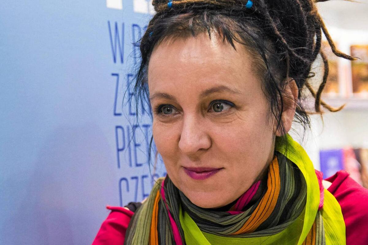 Cuando Olga Tokarczuk, ganadora al Nobel, estuvo en México