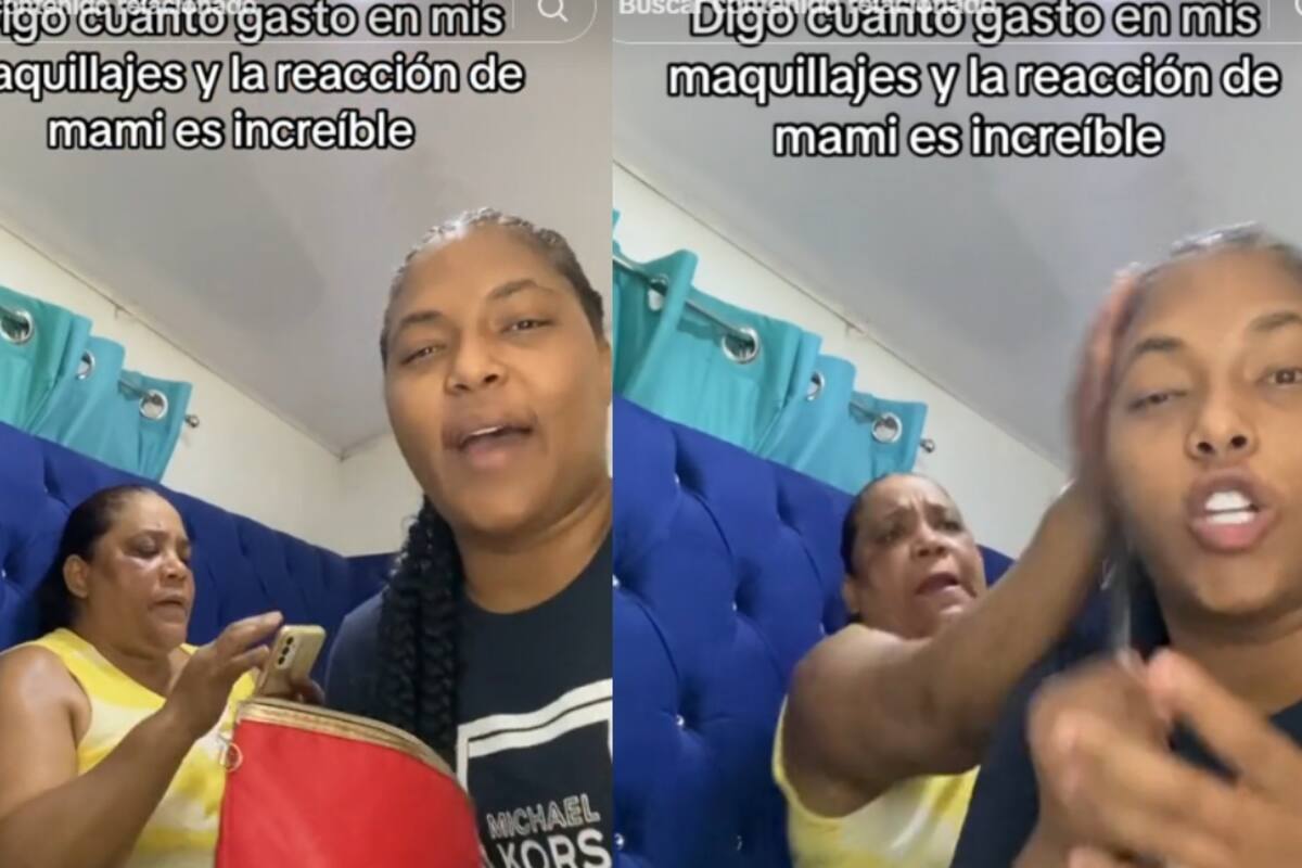 “No, no, Nayeli, ¡es demasiado, Nayeli!” Una joven sigue el trend de mostrar cuánto gasta en maquillaje frente a su madre: mira cómo reaccionó