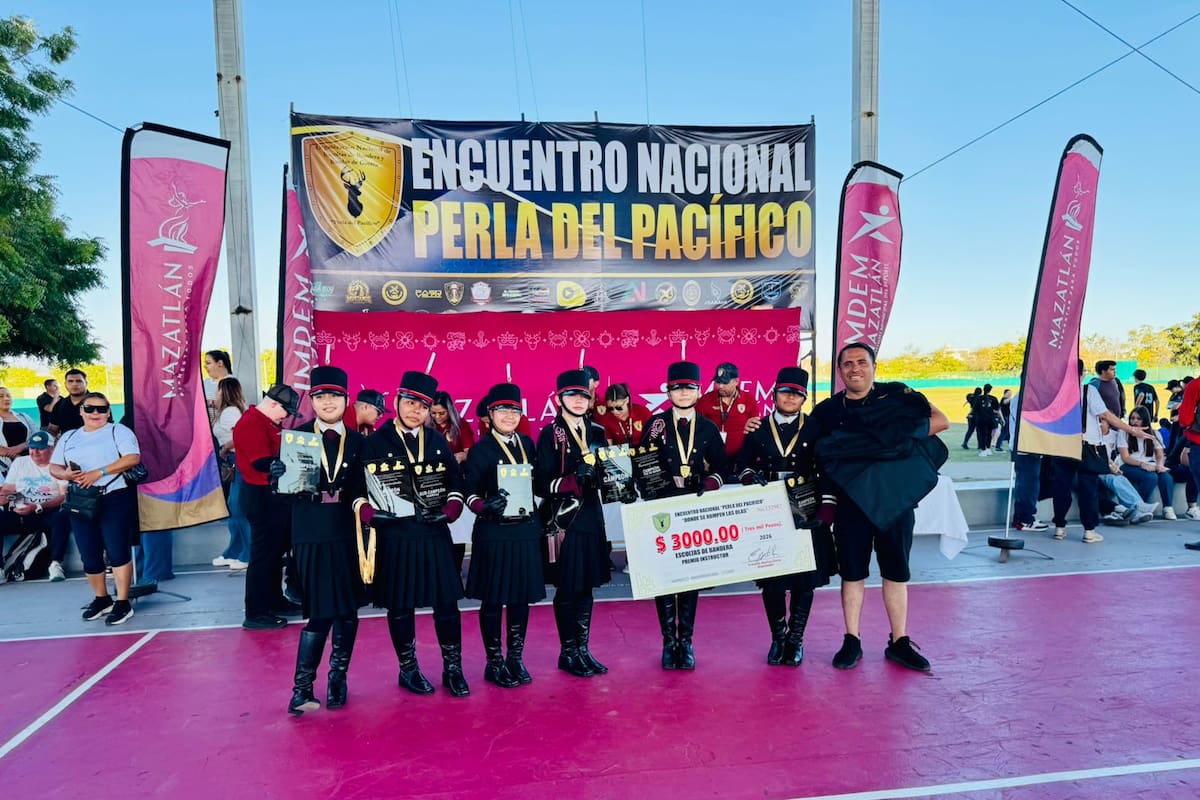 Escolta cachanilla se corona campeona nacional en Mazatlán