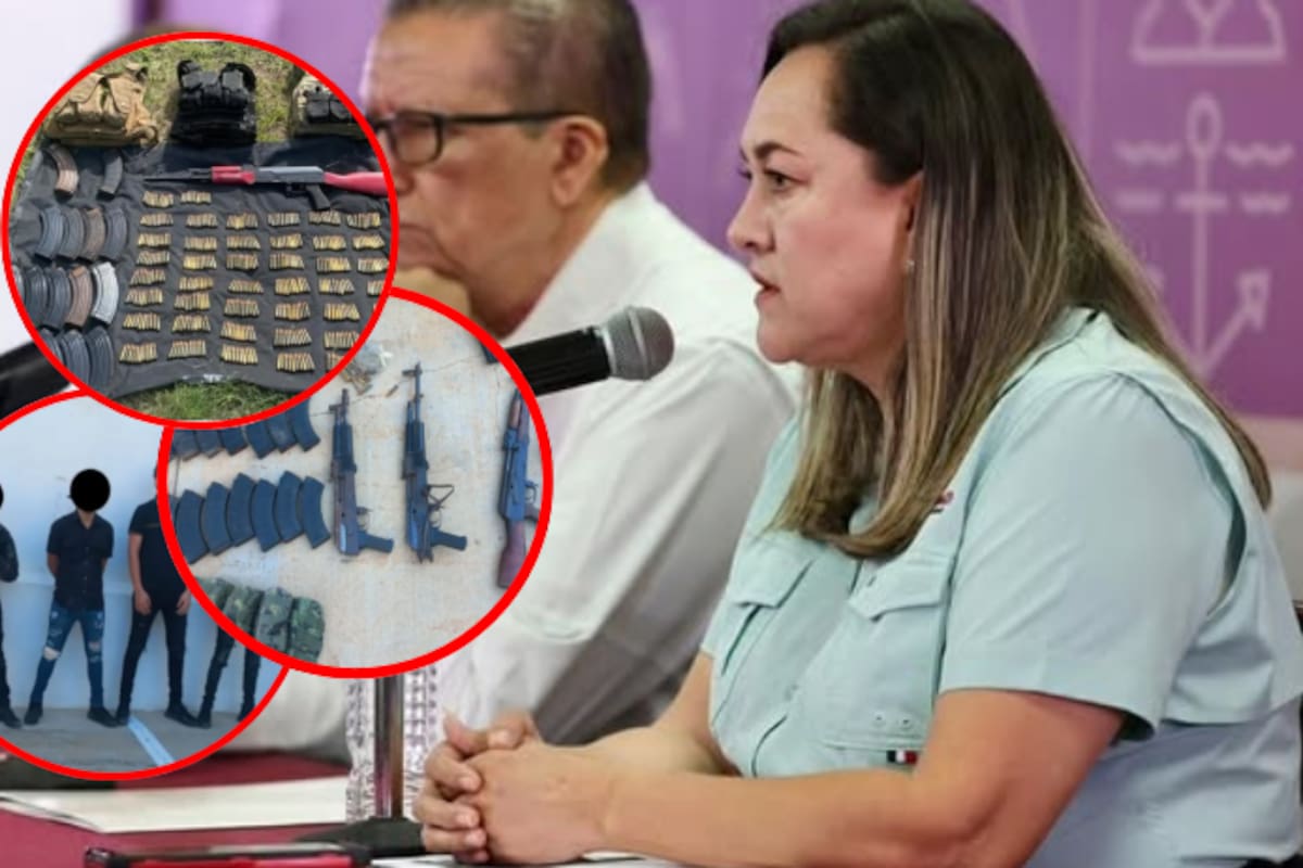 Culiacán bajo fuego: detienen a cuatro civiles con arsenal bélico, drogas y vehículos robados