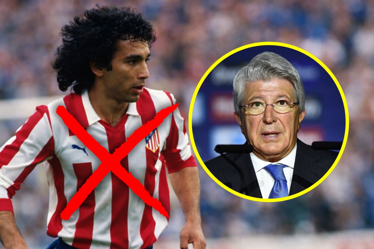 ¿Por qué el presidente del Atlético de Madrid “borró” a Hugo Sánchez de la historia del club?