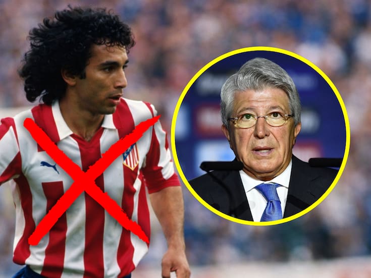 ¿Por qué el presidente del Atlético de Madrid “borró” a Hugo Sánchez de la historia del club?