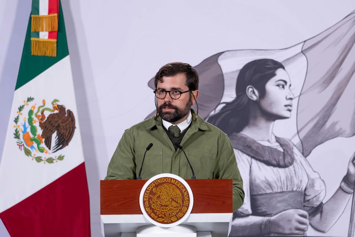 Cuauhtémoc, Ciudad de México. 13 de enero 2026. Conferencia de prensa matutina en el salón de la Tesorería de Palacio Nacional. Alejandro Svarch Pérez, director general de IMSS-Bienestar. Foto: Juan Carlos Buenrostro/Presidencia