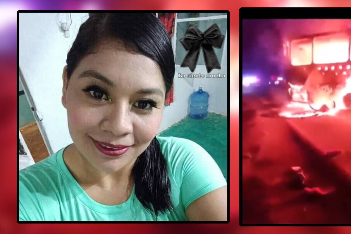 VIDEO: Enfermera lanza a su hijo de autobús en llamas para salvarlo; ella muere quemada
