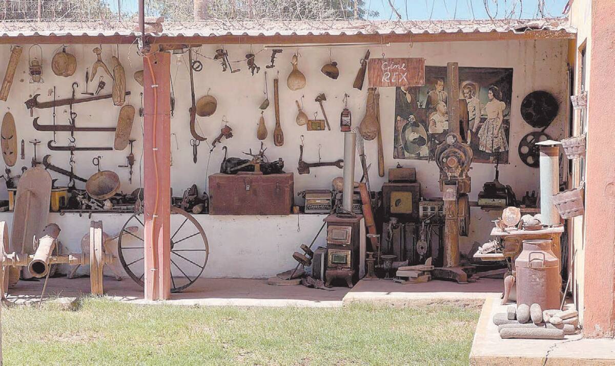 Viejas herramientas, máquinas y hasta un cañón revolucionario tienen su rincón especial. FOTO: MAYRA ECHEVERRÍA