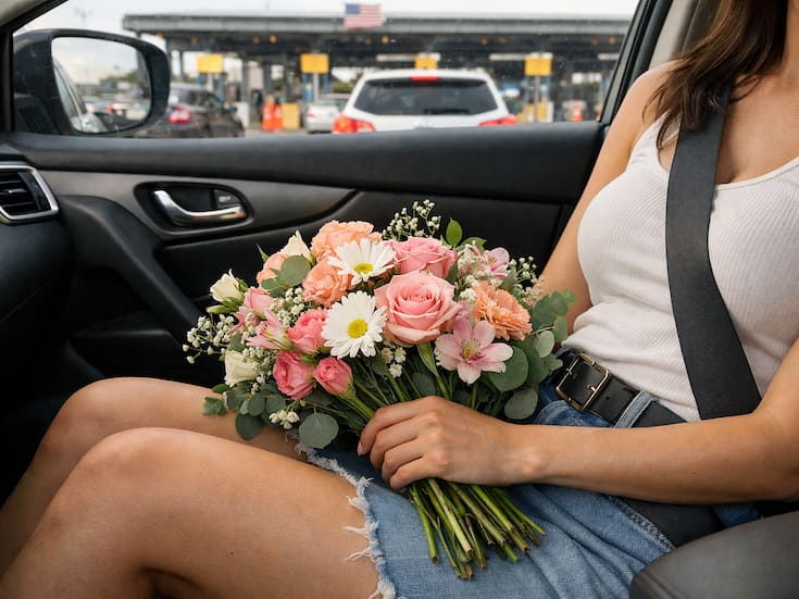 Piden evitar cruzar flores y plantas prohibidas en garitas a EE.UU.