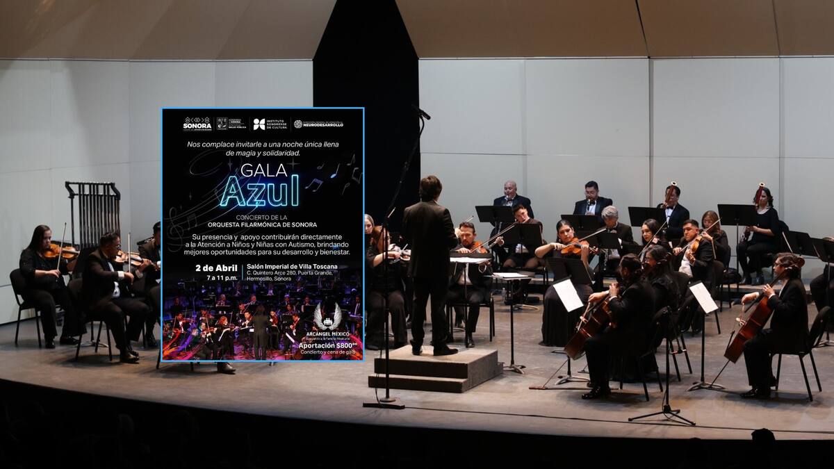 La Gala Azul por el Día Internacional de la concienciación sobre el Autismo contará con un concierto de la Orquesta Filarmónica de Sonora: Fecha, lugar y compra de boletos