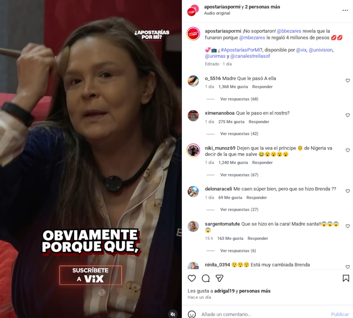 Critican a Brenda Bezares por su aspecto físico | captura de pantalla