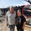 En minutos, el fuego consumió el patrimonio de 40 años de Jesús y Rufina