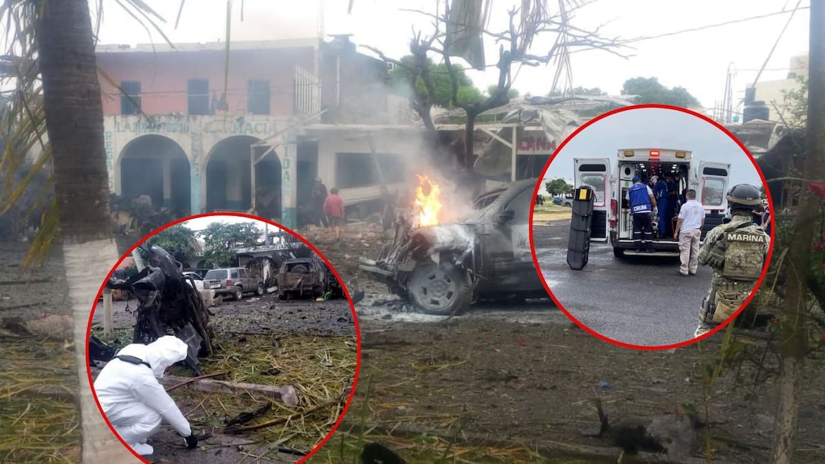 Ante la explosión de un coche bomba en Coahuayana, Michoacán, que dejó como saldo a 5 personas muertas, ahora la FGR investiga el acto como ‘terrorismo’ mientras la Marina activó protocolos de apoyo
