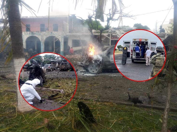 Ante la explosión de un coche bomba en Coahuayana, Michoacán, que dejó como saldo a 5 personas muertas, ahora la FGR investiga el acto como ‘terrorismo’ mientras la Marina activó protocolos de apoyo