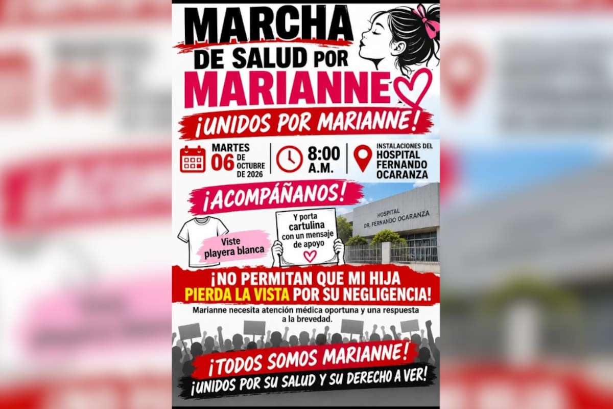 Familia solicita atención médica urgente para joven de 18 años ante riesgo de perder la visión