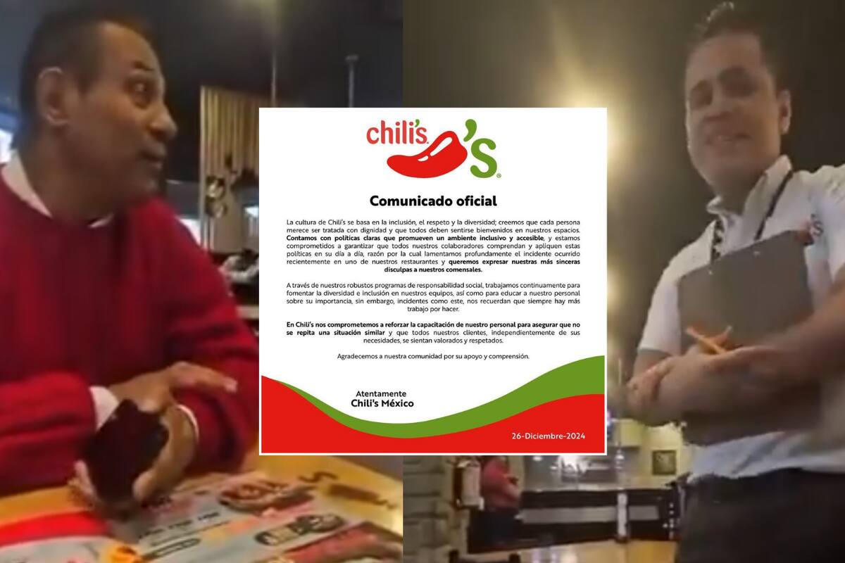 Chili’s se disculpa por incidente con cliente con perro guía en Veracruz