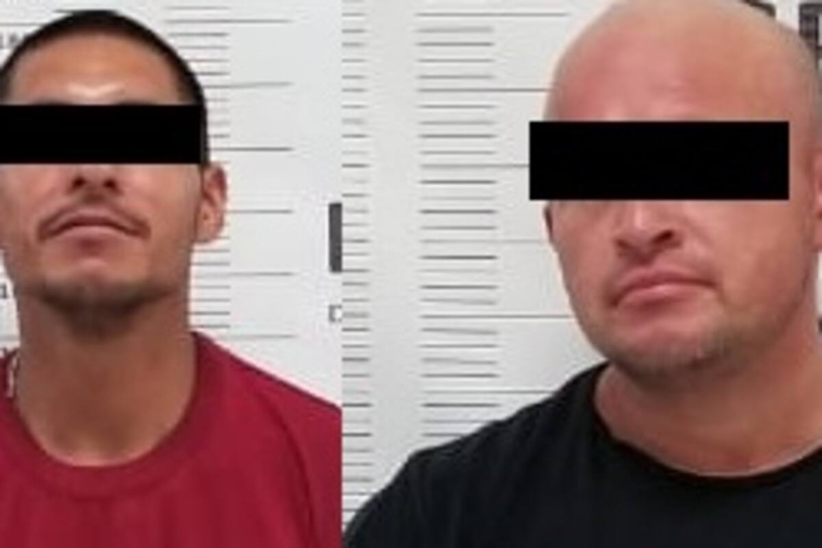 Detienen a dos hombres por presunto vínculo con robos