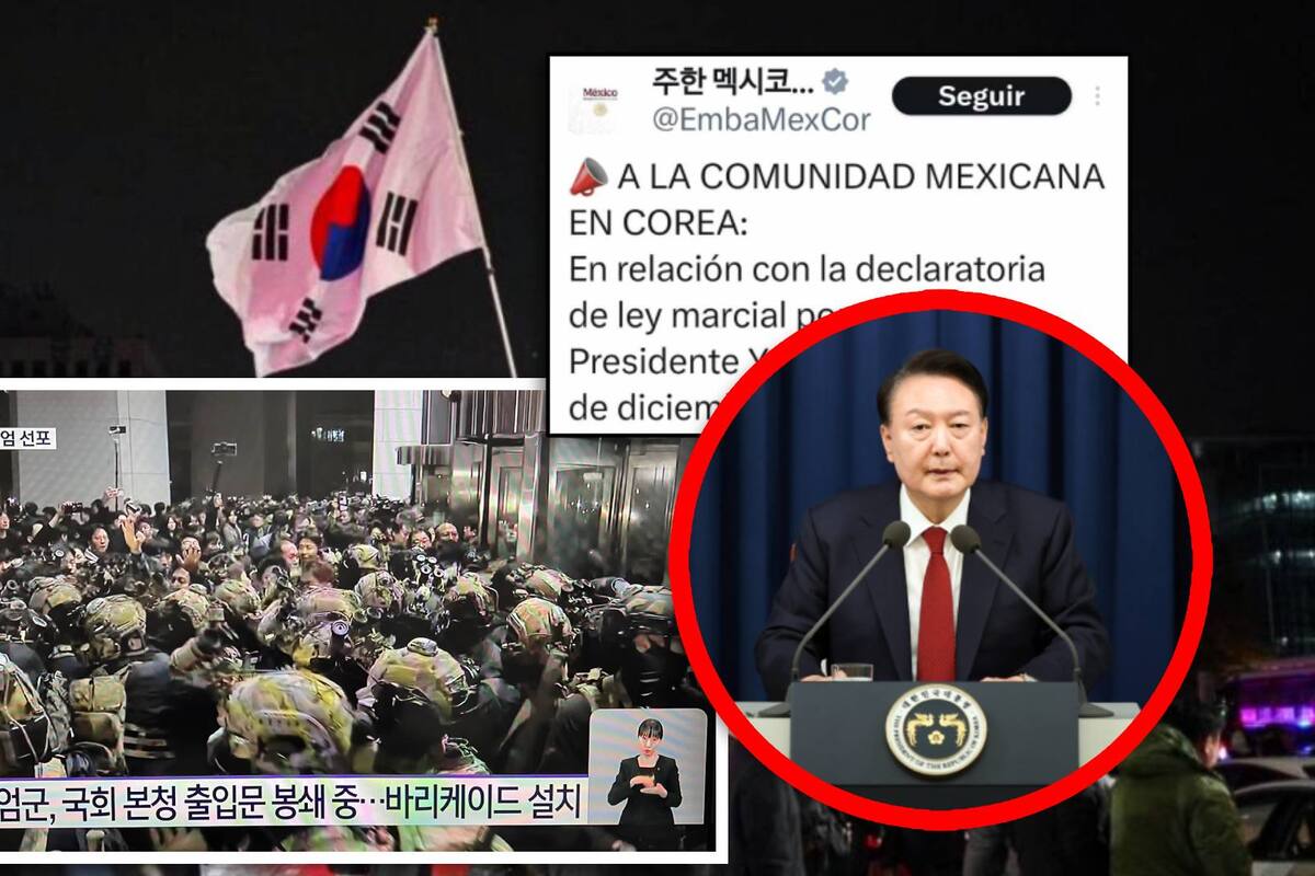 ¿Qué está pasando en Corea del Sur? Embajada de México pide “mantener la calma” ante ley marcial que permanecerá vigente “hasta que el presidente la levante”