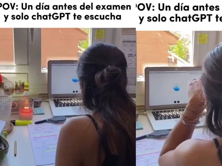 “Tranquila, estoy aqui para apoyarte.”:Joven se desahoga y llora con Chatgpt por no poder aprenderse nada para el examen y este le da ánimo