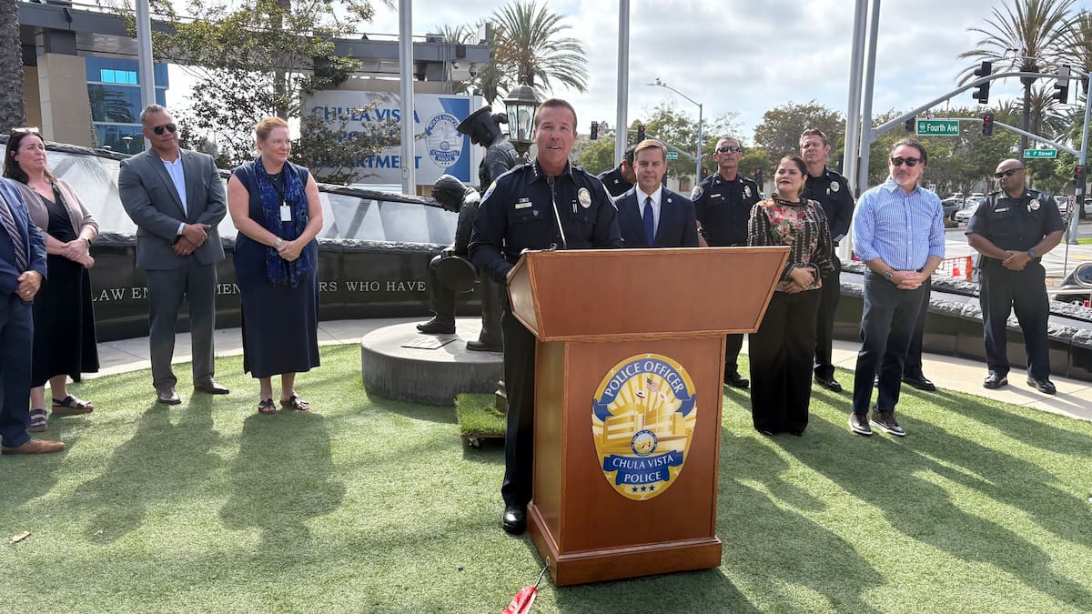 Miles de personas participaron en la edición 15 de la Noche Nacional de la Comunidad en Chula Vista, un evento que fortaleció la convivencia entre policías y residentes. Foto: Cortesía.
