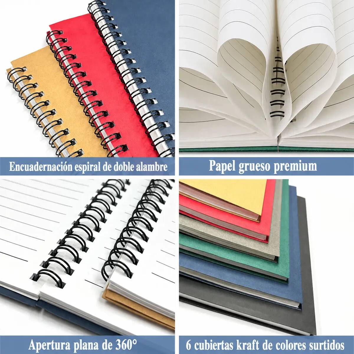 Paquete que incluye 12 cuadernos de tamaño A5 | Mercado Libre