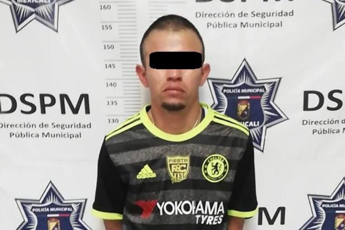 Con navaja es detenido sospechoso de robos