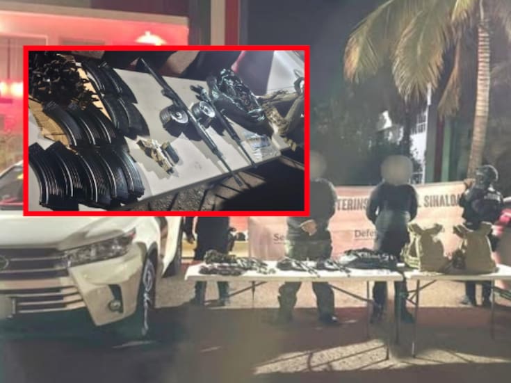 Rescatan a hombre secuestrado en Culiacán; detenidos dos sujetos con AK-47, fentanilo y vehículos ponchallantas