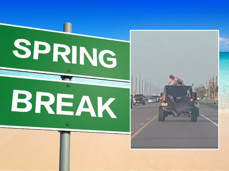 Joven que hacía twerking sobre un Jeep en movimiento sale expulsado tras fuerte choque en Texas